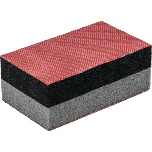 Klett-Schleifklotz Komib 120 x 65 mm, Schleifen, Klettklotz, Schleifmittel, Schleifpapier, Klettsystem, KLS