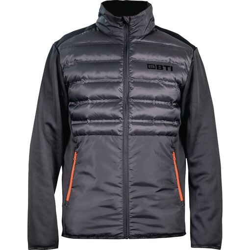 BTI Steppjacke Herren schwarz Vorderseite
