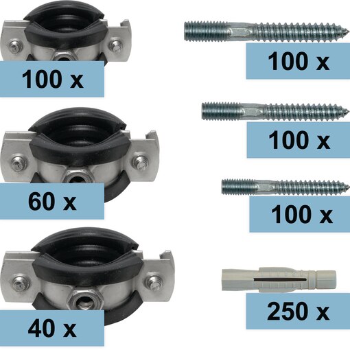 Rohrschellen S-RS DN 100 Paket
