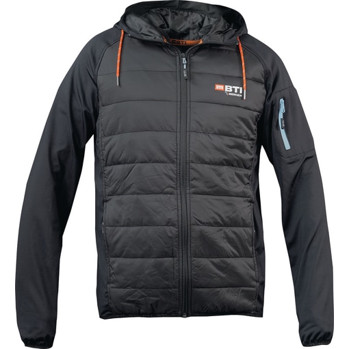 Herren-Hybridjacke BTI by BERNER, schwarz, Kapuze