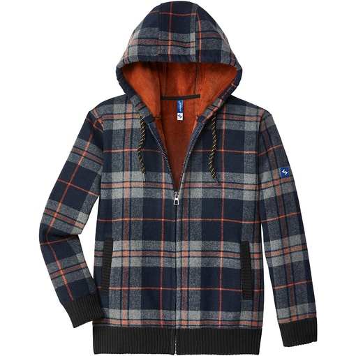 Thermojacke Curris mit Kapuze Vorderansicht
