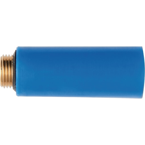 Baustopfen Slim blau Messing