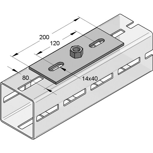 CM Grundplatte M12/M16/½/1
