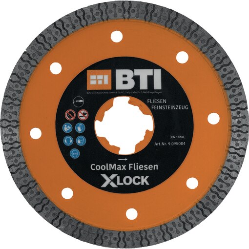 Diamant-Trennscheibe DTS CoolMax Fliesen 125 mm X-LOCK Feinsteinzeug
