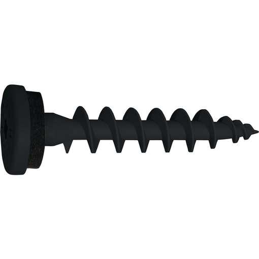 Isolierplattenschraube IPS-H55 Holzfaserdämmplatten schwarz verkehrsschwarz