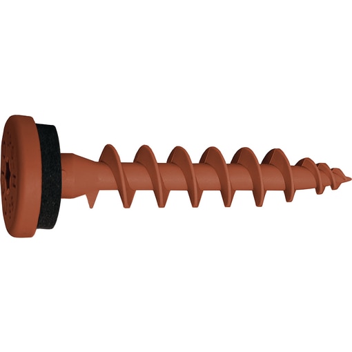 Isolierplattenschraube IPS-H55 Holzfaserdämmplatten kupferbraun