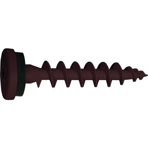 Isolierplattenschraube IPS-H55 Holzfaserdämmplatten schokoladenbraun schokobraun