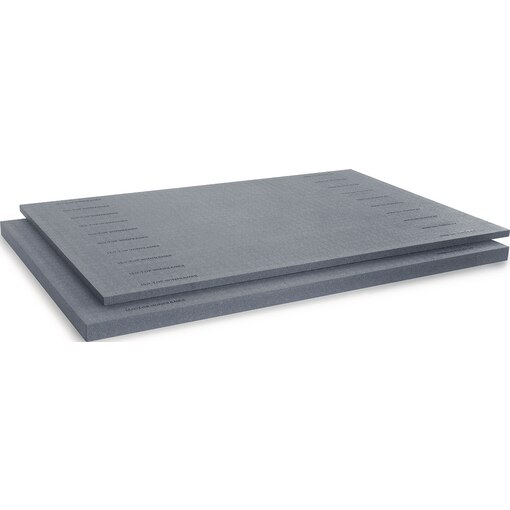 Konstruktionsplatten 2 + 4 cm anthrazit grau