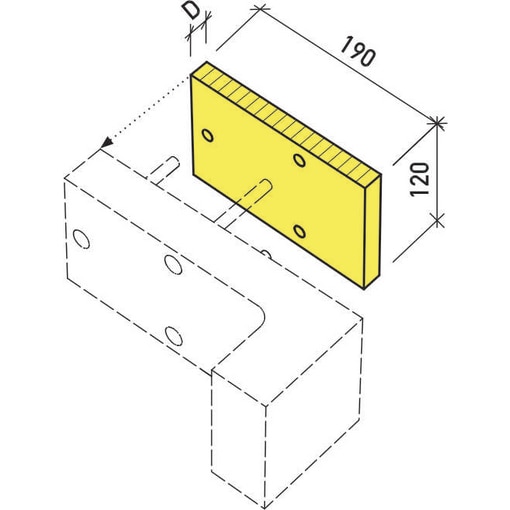Stahlton Distanzplatte 9096051