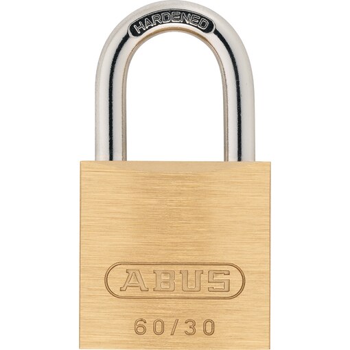 Vorhängeschloss ABUS Messing 60/30, gleichschließend