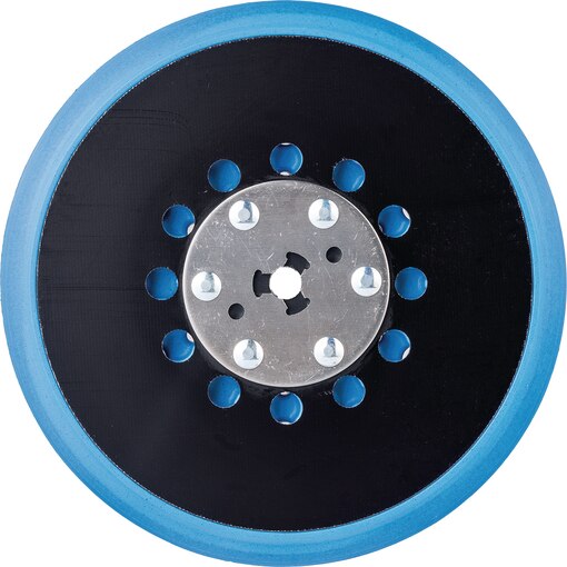 Klettschleifteller hart, blau, Ø 150 mm für Exzenterschleifer EX 150