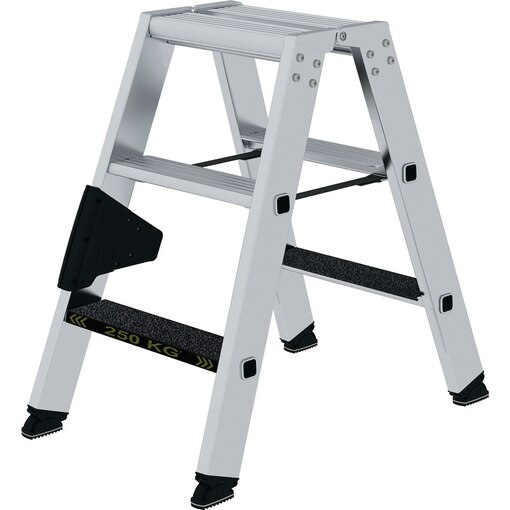 Stufen-Stehleiter, 2 x 3 Stufen, Günzburger Steigtechnik