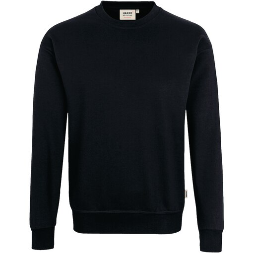Hakro Sweat-Shirt Mikralinar schwarz