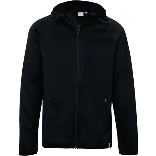 Hakro Kapuzen-Tecjacke Indiana schwarz