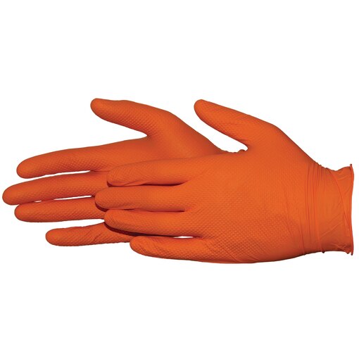 Einweghandschuh Nitril orange