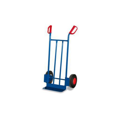 Sackkarre,Tragl. 250kg,Vollgummi-Bereifung,Schaufel BxT 400x150mm,RAL5010