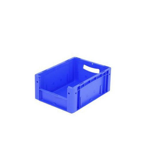 Euronorm-Sichtlagerkasten, HxLxB 170x400x300mm, 15l, PP, blau