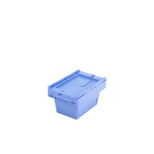 Mehrwegbehälter,HxLxB 170x300x200mm,5l,PP,taubenblau,Wände geschlossen