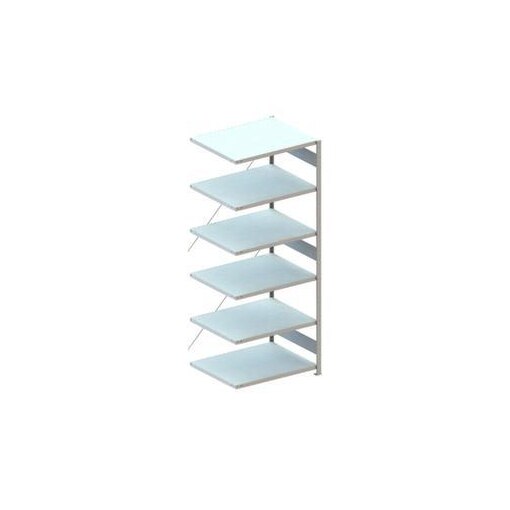 Systemregal, Anbaufeld, CLIP, HxBxT 2500x1006x836mm, Fachl. 230kg
