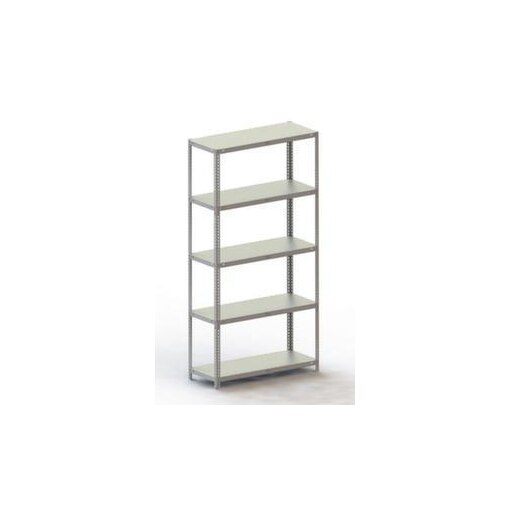 Lagerregal,Grundfeld,HxBxT 2000x1004x404mm,Fachlast 100kg,5xStahlboden