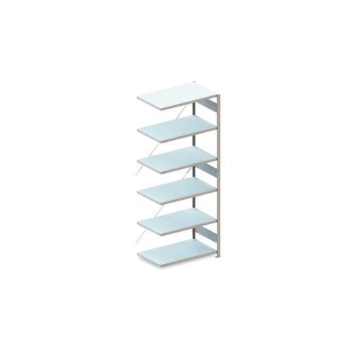 Systemregal, Anbaufeld, CLIP, HxBxT 2500x1306x636mm, Fachl. 230kg