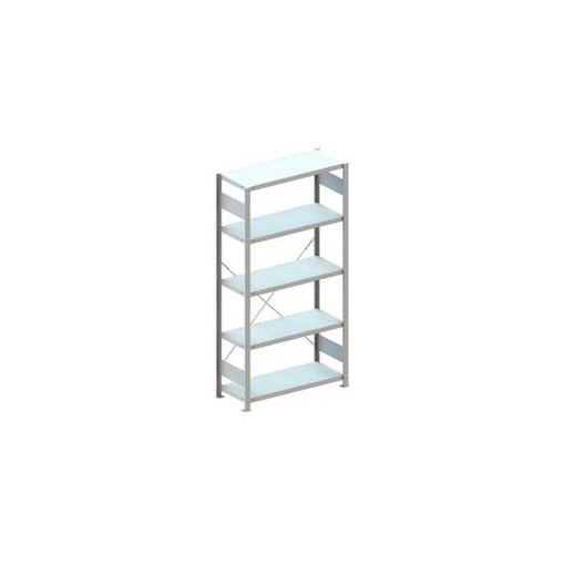 Systemregal, Grundfeld, CLIP, HxBxT 2000x1356x436mm, Fachl. 230kg