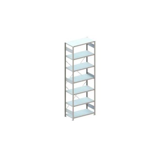 Systemregal, Grundfeld, CLIP, HxBxT 3000x1356x536mm, Fachl. 230kg