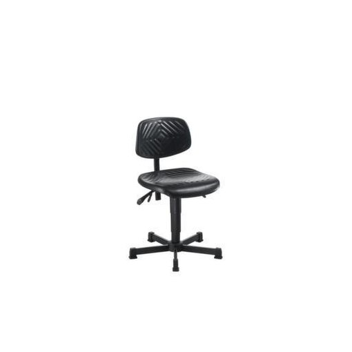 Arbeitsdrehstuhl, Standardsitz schwarz, PU-Schaum, Sitz H 440-580mm