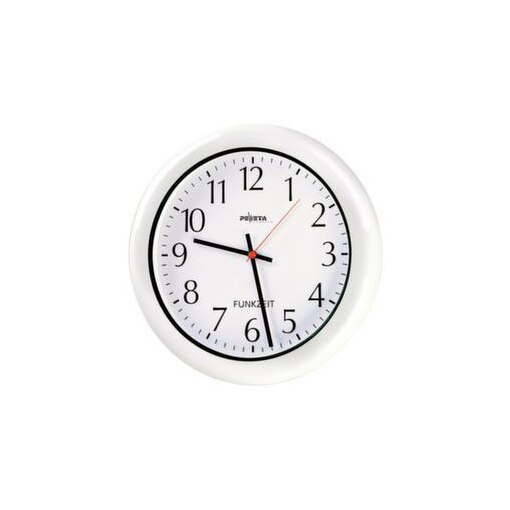 Feuchtraum-Wanduhr, Funk, arabische Zahlen, Ziffernblatt weiß, Ø 300mm