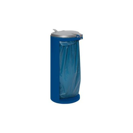 Abfallbehälter,f. innen/außen,120l,HxØ 900x450mm,Boden,einseitig offen