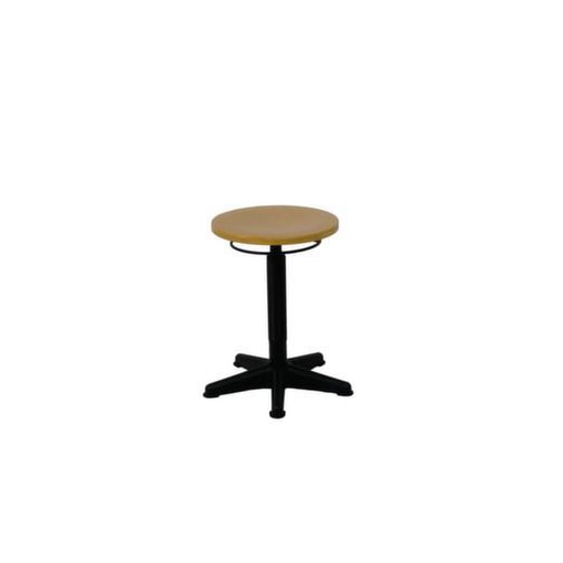 Hocker,Sitz H 450-640mm,Sitz Buche,Gestell schwarz,Lift schwarz,Gleiter