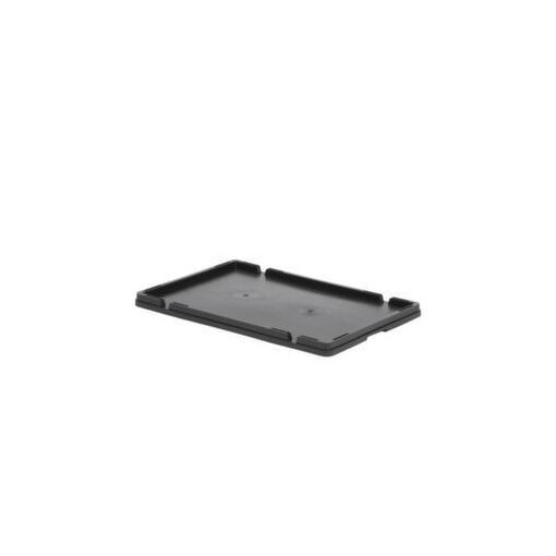 Auflagedeckel, PP, f. Drehstapelbehälter, BxT 400x600mm, schwarz