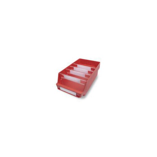 Regalkasten, HxBxT 150x240x400mm, PP, rot