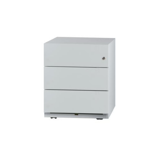 Rollcontainer, HxBxT 495x420x565mm, 3 Schublade(n), m. Griffleiste