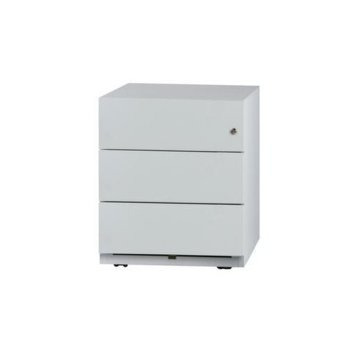 Rollcontainer, HxBxT 495x420x565mm, 3 Schublade(n), m. Griffleiste