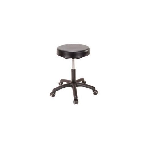 Hocker, Sitz H 425-555mm, PU-Schaum-Standardsitz schwarz, Gestell schwarz