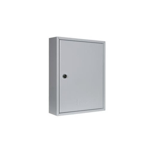 Schlüsselschrank,42 Haken,HxBxT 350x270x80mm,Korpus RAL7035,Front RAL7035