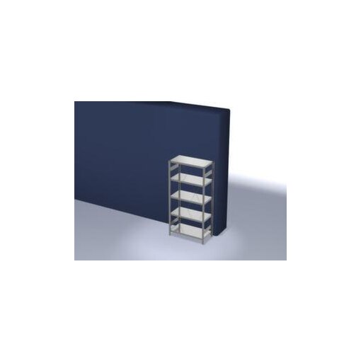 Systemregal, Grundfeld, HxBxT 2000x1060x535mm, Fachl. 330kg, 5xStahlboden