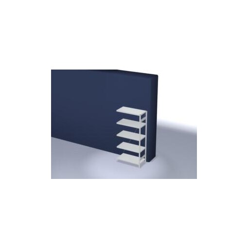 Systemregal, Anbaufeld, HxBxT 2000x1010x535mm, Fachl. 330kg, 5xStahlboden
