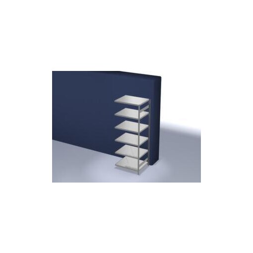 Systemregal, Anbaufeld, HxBxT 2500x1010x835mm, Fachl. 230kg, 6xStahlboden