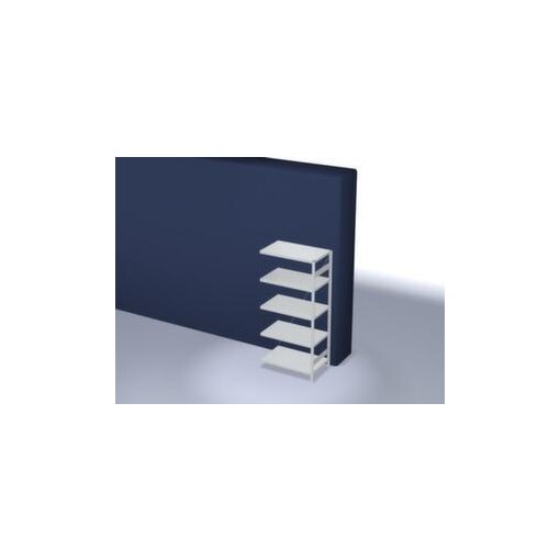 Systemregal, Anbaufeld, HxBxT 2000x1010x635mm, Fachl. 240kg, 5xStahlboden