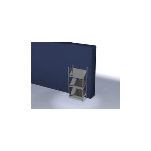 Schrägbodenregal, Grundfeld, HxBxT 2000x1060x500mm, Feldl. 300kg