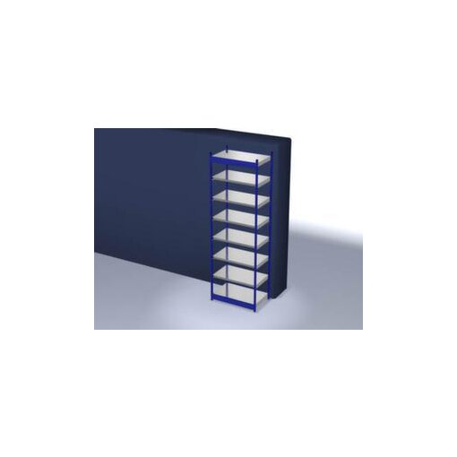 Systemregal, Grundfeld, HxBxT 3000x1060x600mm, Fachl. 200kg, 7xStahlboden