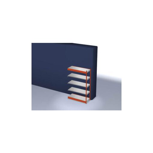 Systemregal, Anbaufeld, HxBxT 2000x1325x500mm, Fachl. 200kg, 5xStahlboden