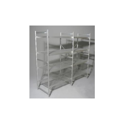 Lebensmittelregal, Grundfeld, HxBxT 1800x1500x600mm, Fachl. 100kg