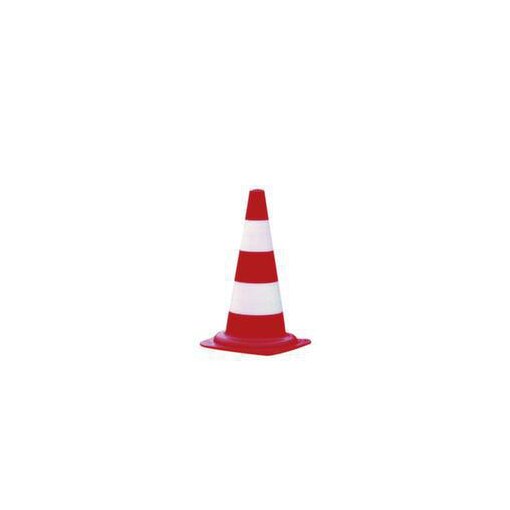 Leitkegel, H 350mm, PVC, rot/weiß, tagesleuchtend