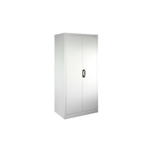 Universalschrank, RAL7035, HxBxT 1950x930x600mm, 4xStahlboden, Zyl.-Schl.