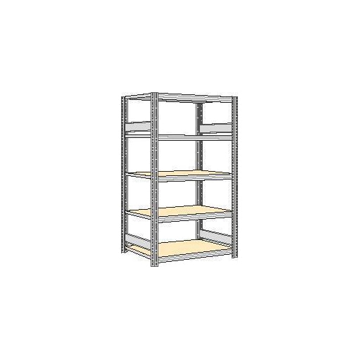 Lagerregal, Grundfeld, HxBxT 2000x1341x600mm, Fachl. 250kg, 5xHolzboden