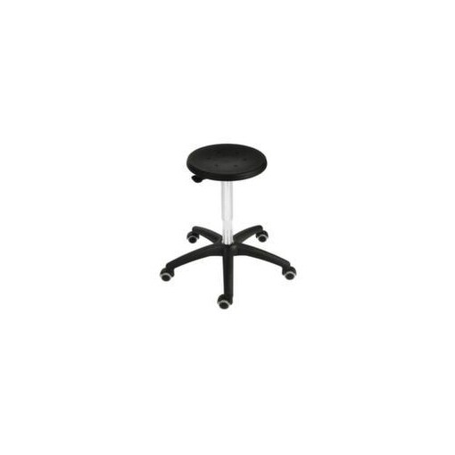 Hocker, Sitz H 420-610mm, Sitz schwarz, Gestell schwarz, Lift verchromt