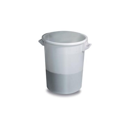 Tonne, HxØ 670x520mm, 100l, PE, weiß
